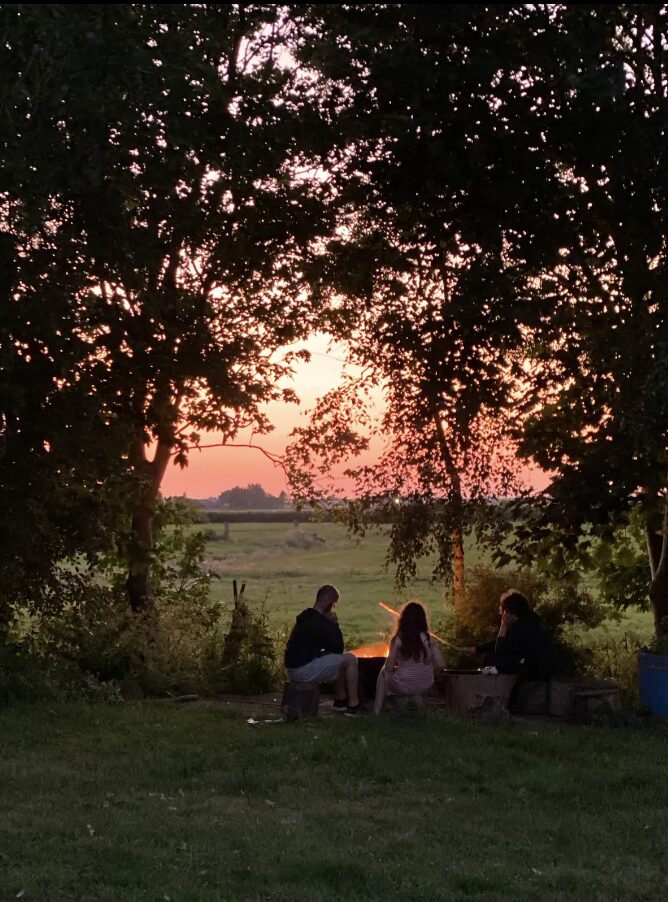 Midden in de natuur